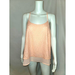 NWT IT Girl Lace Flowing Strappy Layered Halter Top - Size XL